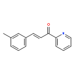 2-PROPEN-1-ONE, 3-(3-METHYLPHENYL)-1-(2-PYRIDINYL)-