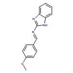 1H-Benzimidazol-2-amine, N-[(4-methoxyphenyl)methylene]-