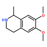 Isoquinoline, 1,2,3,4-tetrahydro-6,7-dimethoxy-1-methyl-, (1R)-