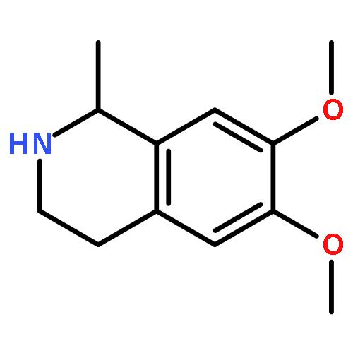 Isoquinoline, 1,2,3,4-tetrahydro-6,7-dimethoxy-1-methyl-, (1R)-