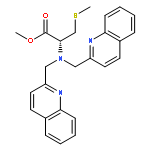 L-Cysteine, S-methyl-N,N-bis(2-quinolinylmethyl)-, methyl ester