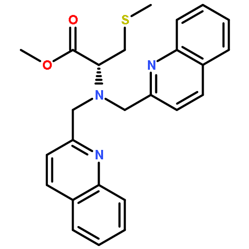 L-Cysteine, S-methyl-N,N-bis(2-quinolinylmethyl)-, methyl ester