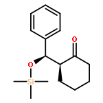 Cyclohexanone, 2-[(R)-phenyl[(trimethylsilyl)oxy]methyl]-, (2S)-rel-