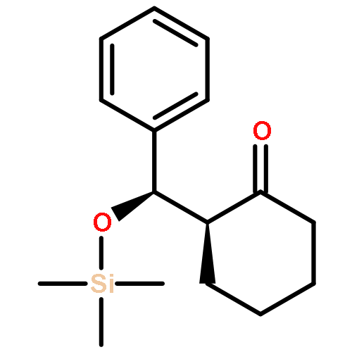 Cyclohexanone, 2-[(R)-phenyl[(trimethylsilyl)oxy]methyl]-, (2S)-rel-