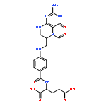 D-Glutamic acid,N-[4-[[(2-amino-5-formyl-3,4,5,6,7,8-hexahydro-4-oxo-6-pteridinyl)methyl]amino]benzoyl]-