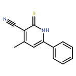 3-Pyridinecarbonitrile, 1,2-dihydro-4-methyl-6-phenyl-2-thioxo-