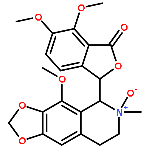 6,7-dimethoxy-3-[(5S)-4-methoxy-6-methyl-6-oxido-7,8-dihydro-5H-[1,3]dioxolo[4,5-g]isoquinolin-6-ium-5-yl]-3H-isobenzofuran-1-one