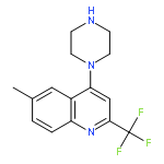 6-methyl-4-piperazin-1-yl-2-(trifluoromethyl)quinoline