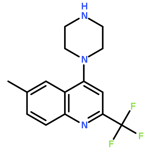 6-methyl-4-piperazin-1-yl-2-(trifluoromethyl)quinoline