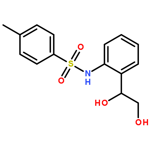 BENZENESULFONAMIDE, N-[2-(1,2-DIHYDROXYETHYL)PHENYL]-4-METHYL-