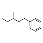 Benzene, (3-methylpentyl)-