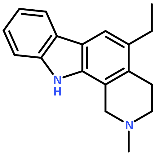 5-ETHYL-2-METHYL-1,3,4,11-TETRAHYDROPYRIDO[3,4-A]CARBAZOLE