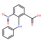 Benzoic acid,3-nitro-2-(phenylamino)-