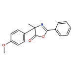 4-(4-METHOXYPHENYL)-4-METHYL-2-PHENYL-1,3-OXAZOL-5-ONE