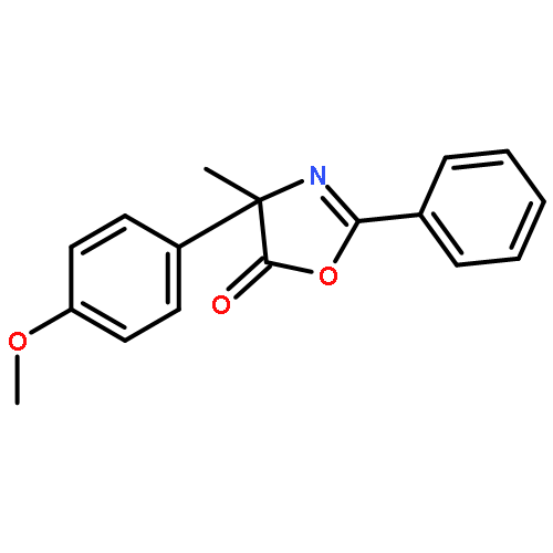 4-(4-METHOXYPHENYL)-4-METHYL-2-PHENYL-1,3-OXAZOL-5-ONE