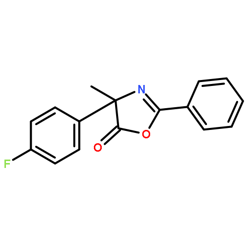 5(4H)-Oxazolone, 4-(4-fluorophenyl)-4-methyl-2-phenyl-