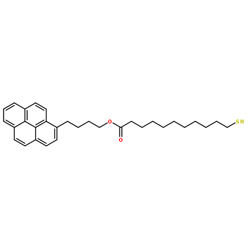 Undecanoic acid, 11-mercapto-, 4-(1-pyrenyl)butyl ester