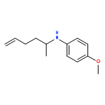 Benzenamine, 4-methoxy-N-(1-methyl-4-pentenyl)-