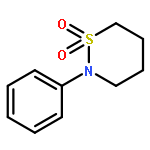 2H-1,2-Thiazine, tetrahydro-2-phenyl-, 1,1-dioxide