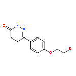 3(2H)-Pyridazinone, 6-[4-(2-bromoethoxy)phenyl]-4,5-dihydro-