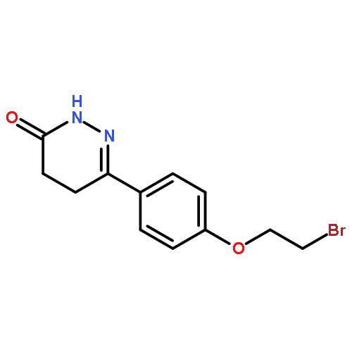 3(2H)-Pyridazinone, 6-[4-(2-bromoethoxy)phenyl]-4,5-dihydro-