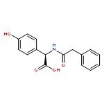 Benzeneacetic acid,4-hydroxy-a-[(phenylacetyl)amino]-, (R)-(9CI)