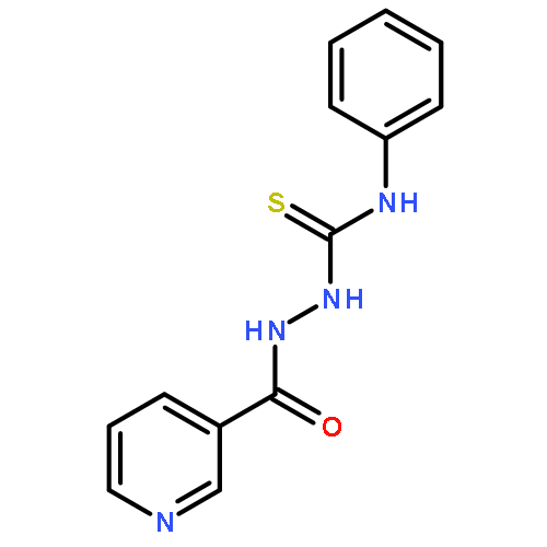 3-PYRIDINECARBOXYLIC ACID, 2-[(PHENYLAMINO)THIOXOMETHYL]HYDRAZIDE