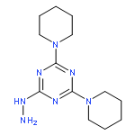 2-hydrazinyl-4,6-di(piperidin-1-yl)-1,3,5-triazine