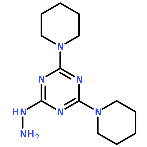 2-hydrazinyl-4,6-di(piperidin-1-yl)-1,3,5-triazine