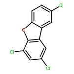 Dibenzofuran,2,4,8-trichloro-