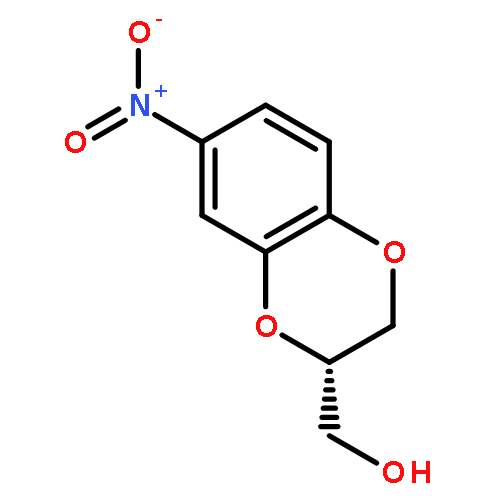 1,4-BENZODIOXIN-2-METHANOL, 2,3-DIHYDRO-7-NITRO-, (2S)-