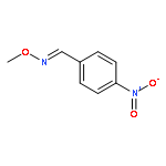 Benzaldehyde, 4-nitro-, O-methyloxime, (E)-