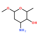 (2s,3r,4s,6r)-4-amino-6-methoxy-2-methyloxan-3-ol