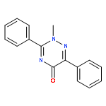 1,2,4-TRIAZIN-5(2H)-ONE, 2-METHYL-3,6-DIPHENYL-