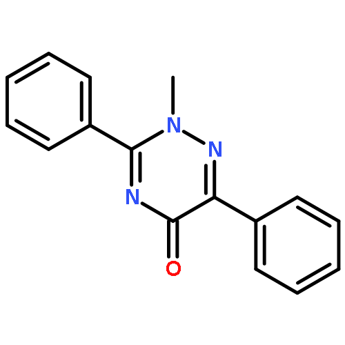 1,2,4-TRIAZIN-5(2H)-ONE, 2-METHYL-3,6-DIPHENYL-