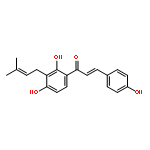 2-Propen-1-one,1-[2,4-dihydroxy-3-(3-methyl-2-butenyl)phenyl]-3-(4-hydroxyphenyl)-