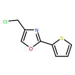 Oxazole,4-(chloromethyl)-2-(2-thienyl)-