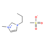 1H-IMIDAZOLIUM, 1-METHYL-3-PROPYL-, METHANESULFONATE