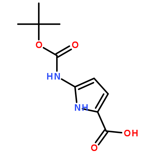 1H-PYRROLE-2-CARBOXYLIC ACID, 5-[[(1,1-DIMETHYLETHOXY)CARBONYL]AMINO]-