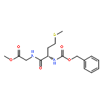 Glycine, N-[N-[(phenylmethoxy)carbonyl]-L-methionyl]-, methyl ester