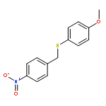 BENZENE, 1-METHOXY-4-[[(4-NITROPHENYL)METHYL]THIO]-