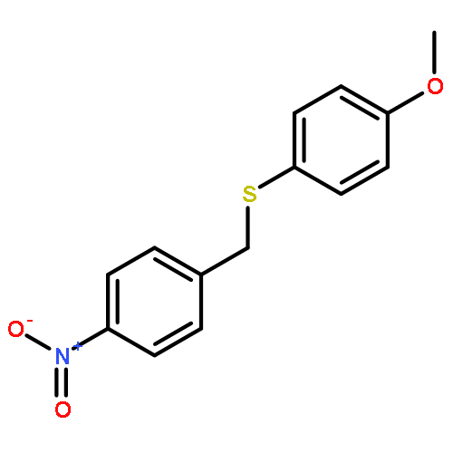 BENZENE, 1-METHOXY-4-[[(4-NITROPHENYL)METHYL]THIO]-