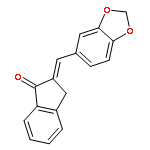 (2E)-2-(1,3-benzodioxol-5-ylmethylidene)-2,3-dihydro-1H-inden-1-one