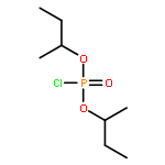 Phosphorochloridic acid, bis(1-methylpropyl) ester