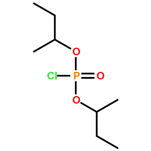 Phosphorochloridic acid, bis(1-methylpropyl) ester