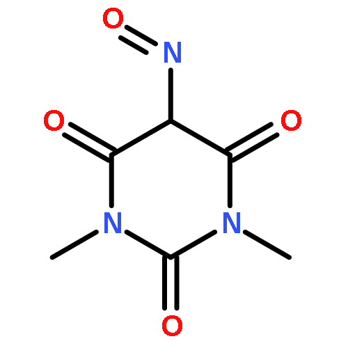 2,4,6(1H,3H,5H)-Pyrimidinetrione, 1,3-dimethyl-5-nitroso-