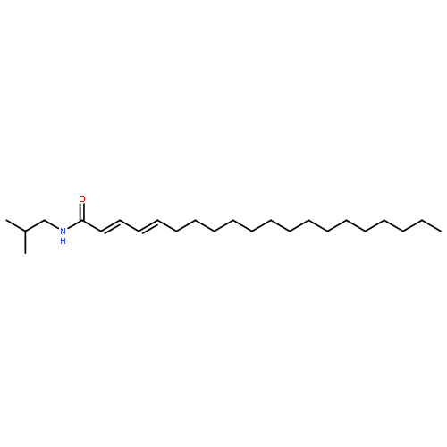 N-(2-METHYLPROPYL)ICOSA-2,4-DIENAMIDE