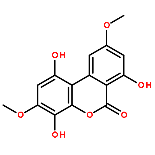 6H-DIBENZO[B,D]PYRAN-6-ONE, 1,4,7-TRIHYDROXY-3,9-DIMETHOXY-