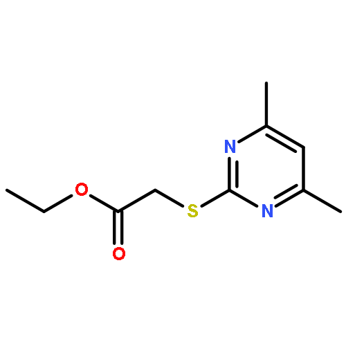 ACETIC ACID, [(4,6-DIMETHYL-2-PYRIMIDINYL)THIO]-, ETHYL ESTER