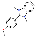 2-(4-METHOXYPHENYL)-1,3-DIMETHYL-2H-BENZIMIDAZOLE